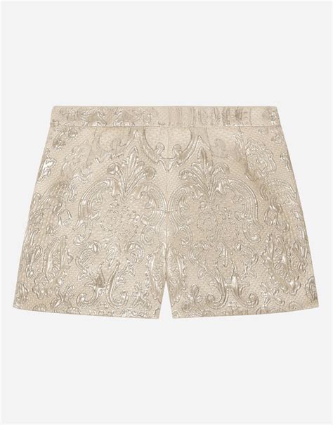 dolce gabbana shorts woman gold|Dolce & Gabbana shorts farfetch.